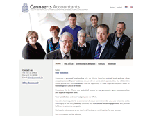 Tablet Screenshot of cannaerts.be
